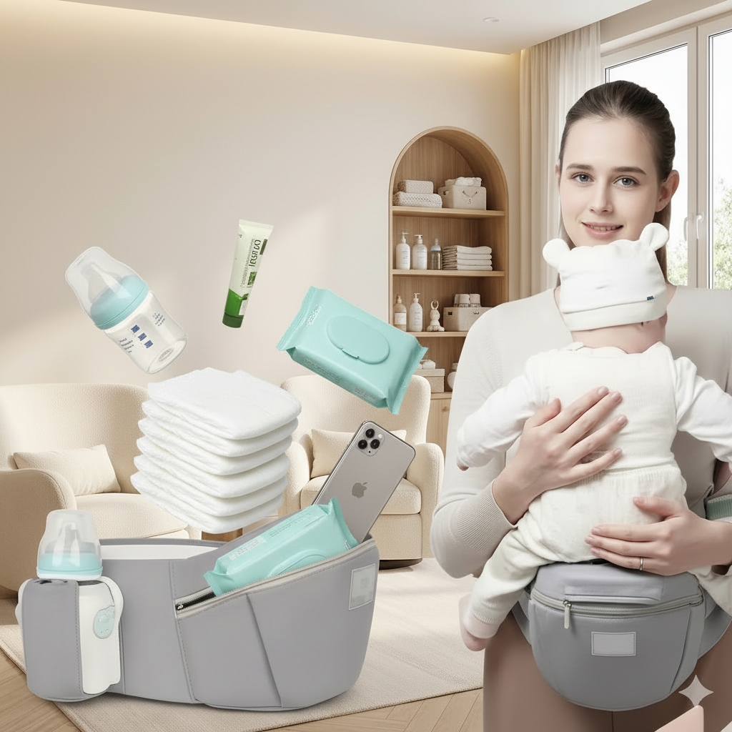 The CloudRest™ 3-in-1 Ergonomic Hip Carrier - BabyGears