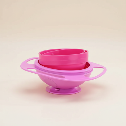 Pink baby suction bowl professional product photography