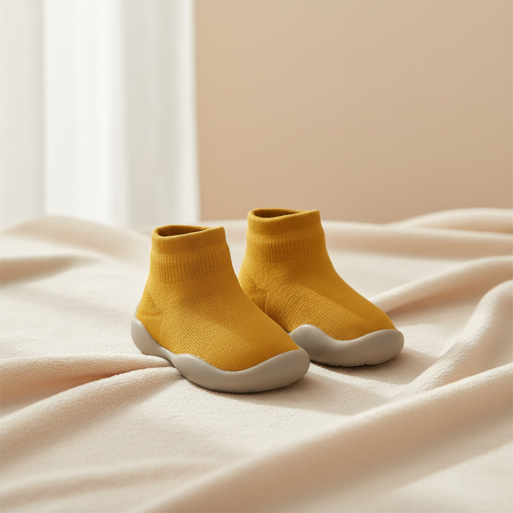 Premium Mustard Yellow Baby Shoes