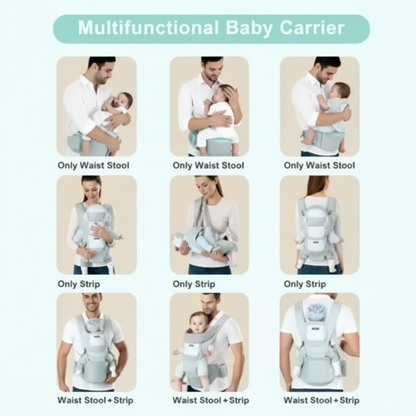 Premium Quality Multifunctional PositionsAll-Season Baby Carrier & Hip Seat BabyGears