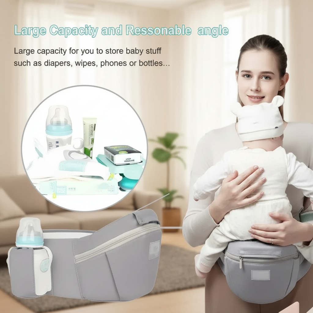 Relaxing Lifestyle ShotAll-Season Baby Carrier & Hip Seat BabyGears